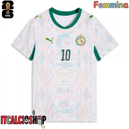 Senegal Sadio Mane #10 Prima Maglia Femmina Mondiali 2026 Manica Corta